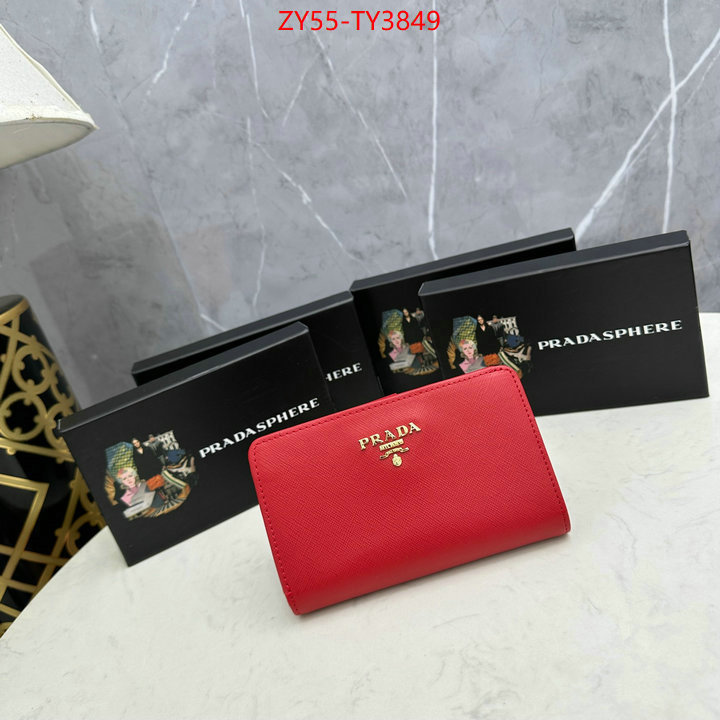 Prada Bags (4A)-Wallet high quality ID: TY3849 $: 55USD