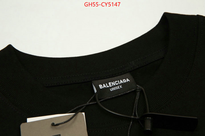 Clothing-Balenciaga sell high quality ID: CY5147 $: 55USD