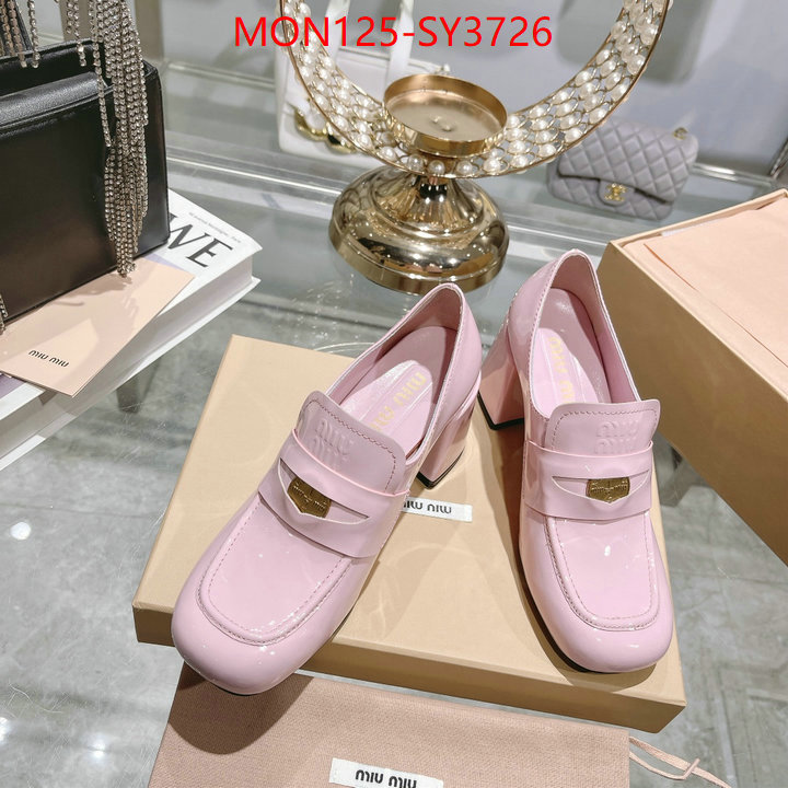 Women Shoes-Miu Miu high ID: SY3726 $: 125USD