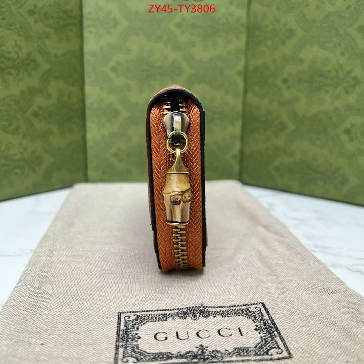 Gucci Bags(4A)-Wallet- where to find best ID: TY3806 $: 45USD