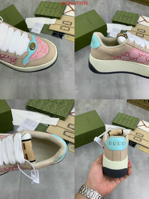 Men Shoes-Gucci new designer replica ID: SY3125 $: 135USD