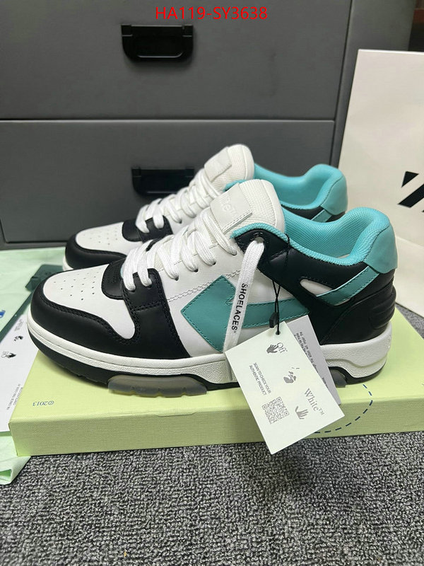 Men Shoes-Offwhite best wholesale replica ID: SY3638 $: 119USD