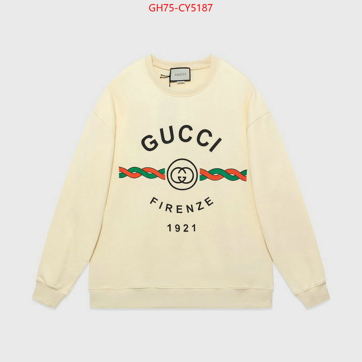 Clothing-Gucci aaaaa customize ID: CY5187 $: 75USD