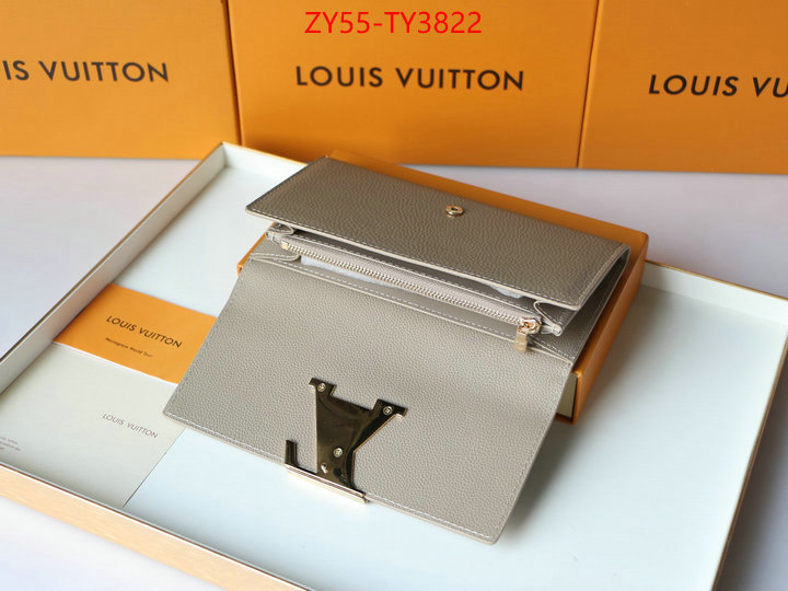 LV Bags(4A)-Wallet buying replica ID: TY3822 $: 55USD