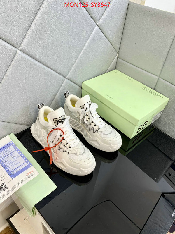 Men Shoes-Offwhite where to find best ID: SY3647 $: 125USD