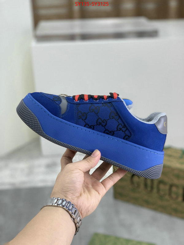 Men Shoes-Gucci new designer replica ID: SY3125 $: 135USD