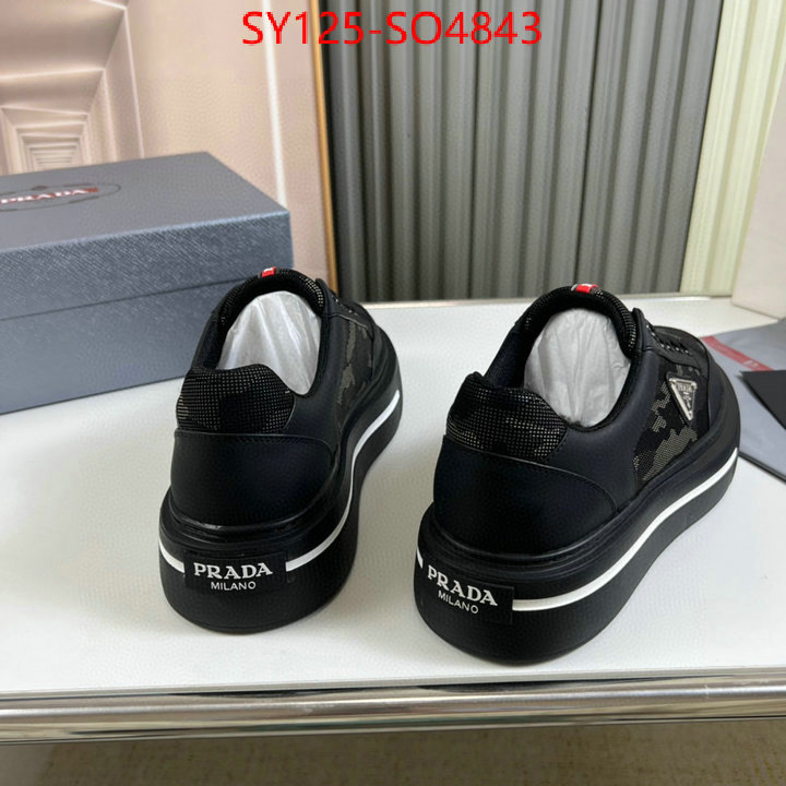 Men shoes-Prada top perfect fake ID: SO4843 $: 125USD