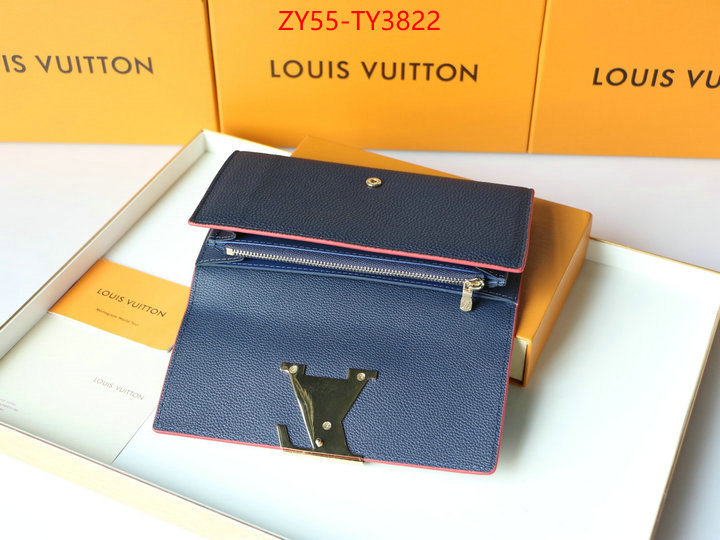 LV Bags(4A)-Wallet buying replica ID: TY3822 $: 55USD