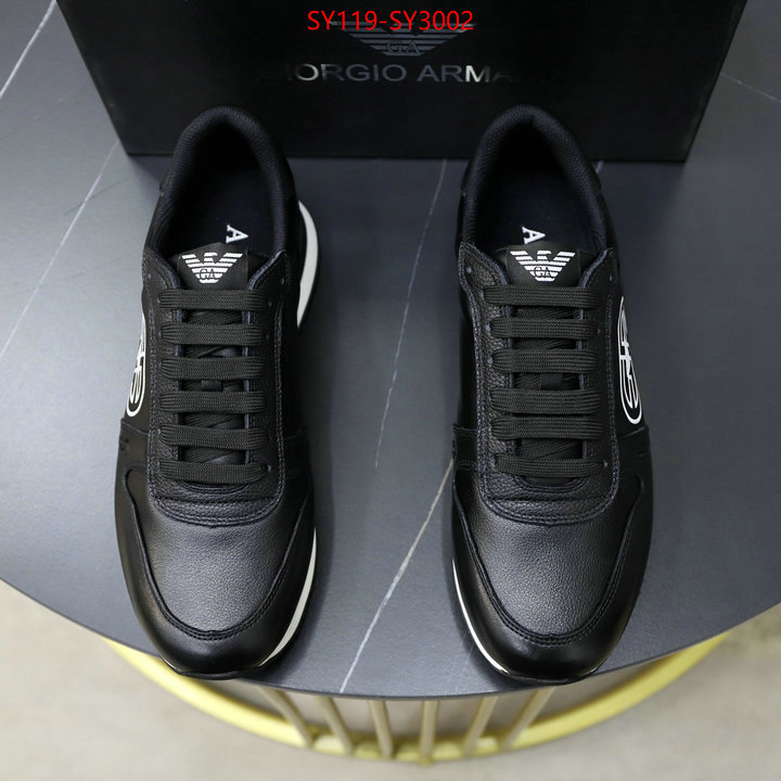 Men shoes-Armani where can i buy the best quality ID: SY3002 $: 119USD