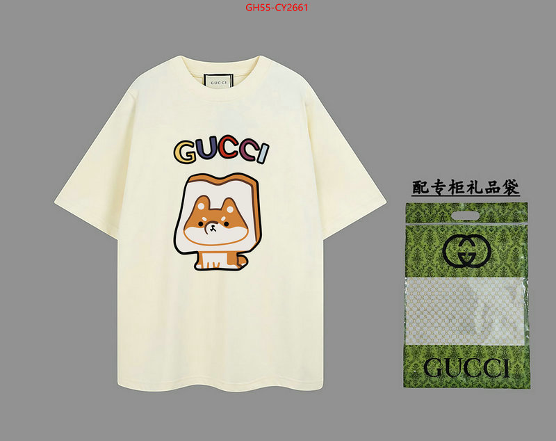 Clothing-Gucci can you buy knockoff ID: CY2661 $: 55USD