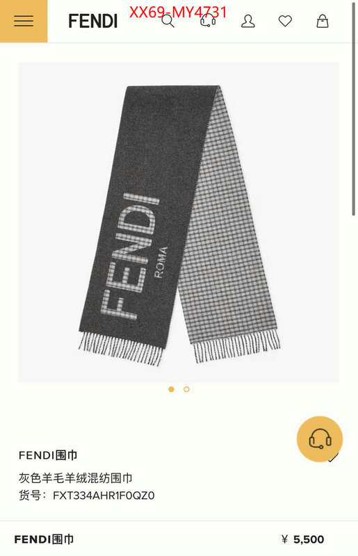 Scarf-Fendi what is top quality replica ID: MY4731 $: 69USD