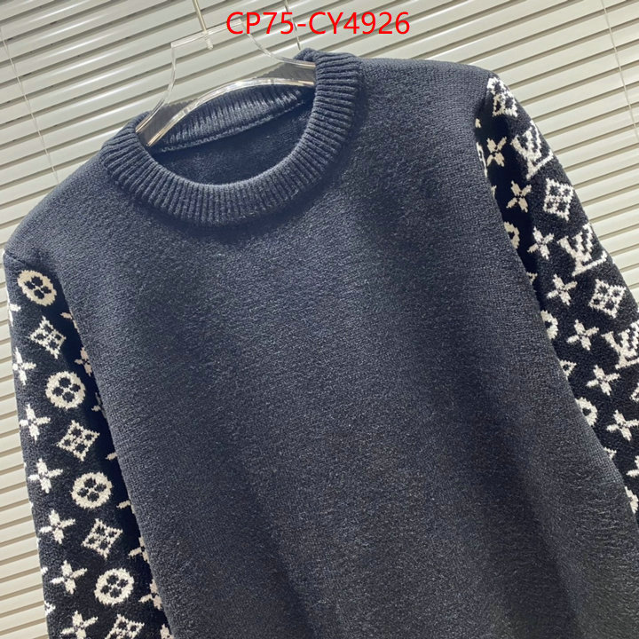 Clothing-LV top perfect fake ID: CY4926 $: 75USD