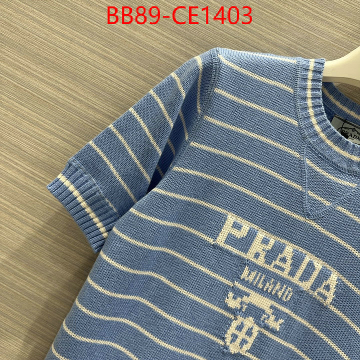 Clothing-Prada aaaaa ID: CE1403 $: 89USD