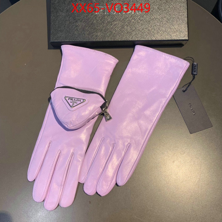 Gloves-Prada best quality designer ID: VO3449 $: 65USD