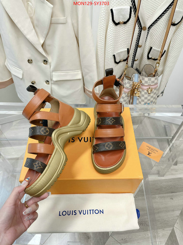 Women Shoes-LV buy 1:1 ID: SY3703 $: 129USD