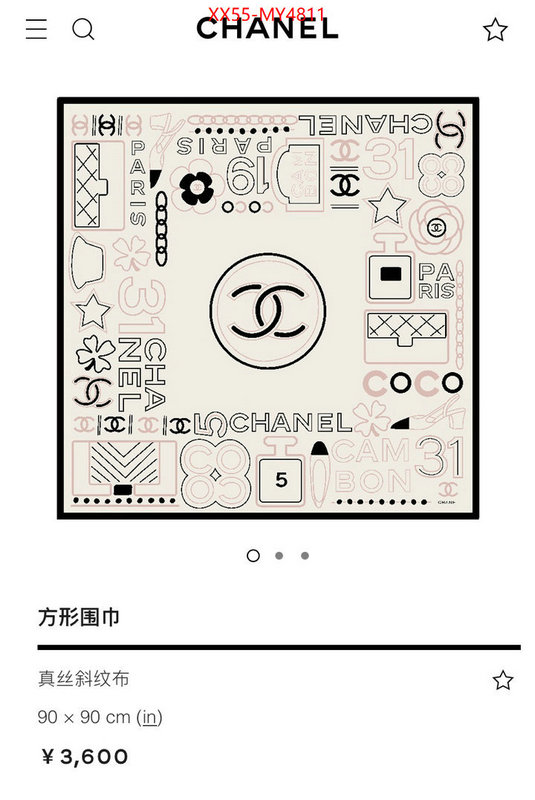 Scarf-Chanel high quality designer replica ID: MY4811 $: 55USD