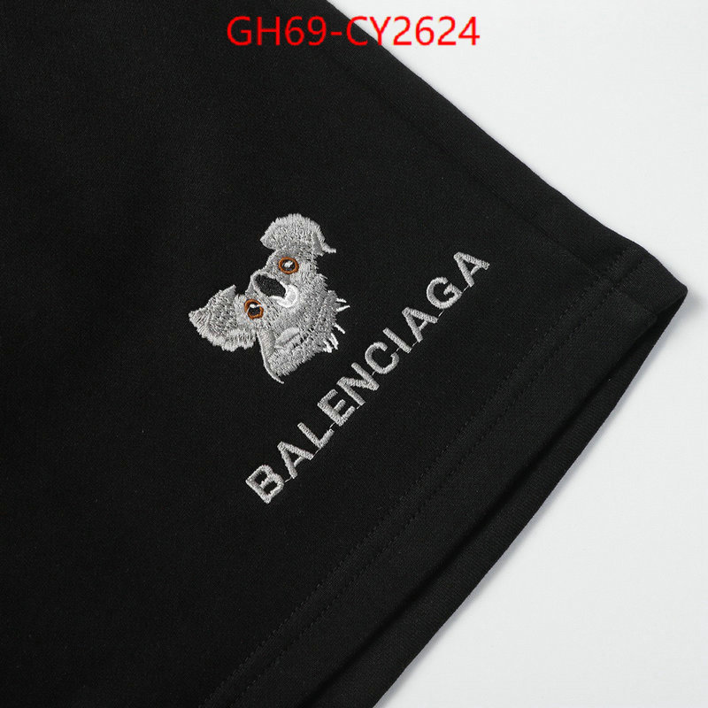 Clothing-Balenciaga buy cheap ID: CY2624 $: 69USD