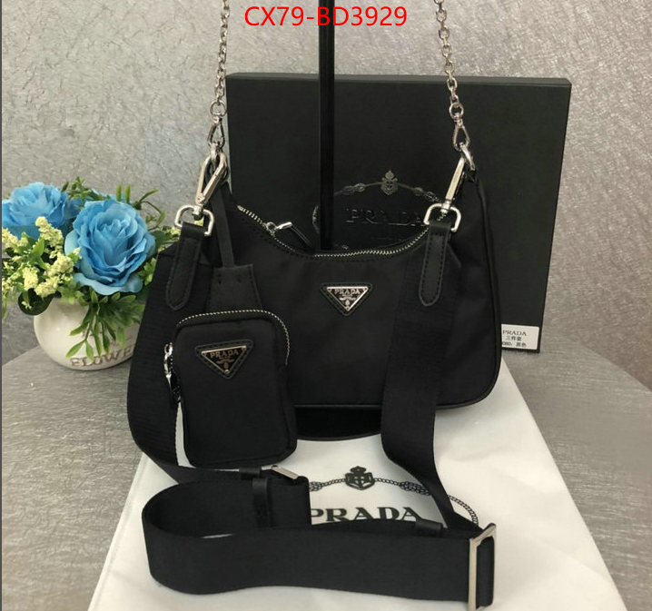 Prada Bags (4A)-Re-Edition 2005 2023 perfect replica designer ID: BD3929 $: 79USD