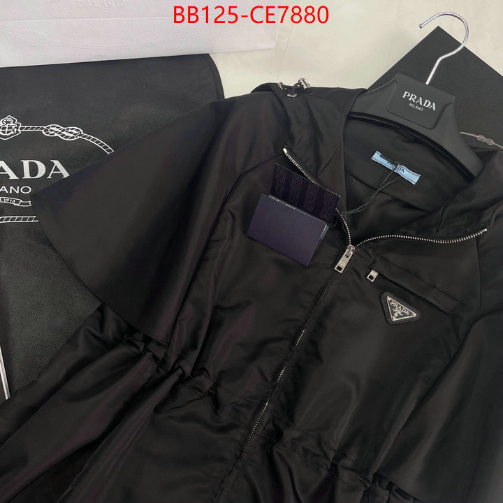 Clothing-Prada fashion replica ID: CE7880 $: 125USD