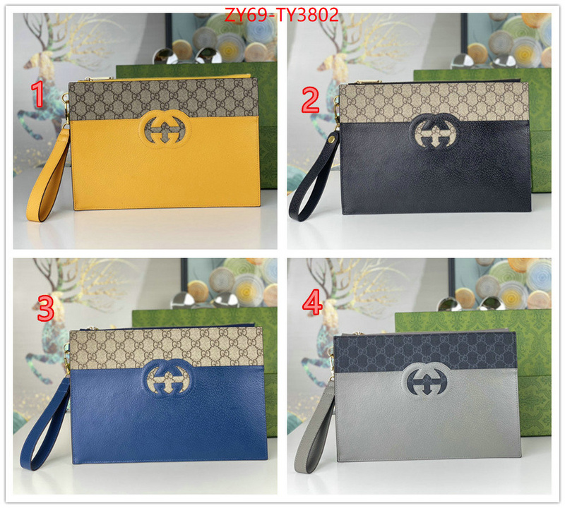 Gucci Bags(4A)-Wallet- buy top high quality replica ID: TY3802 $: 69USD