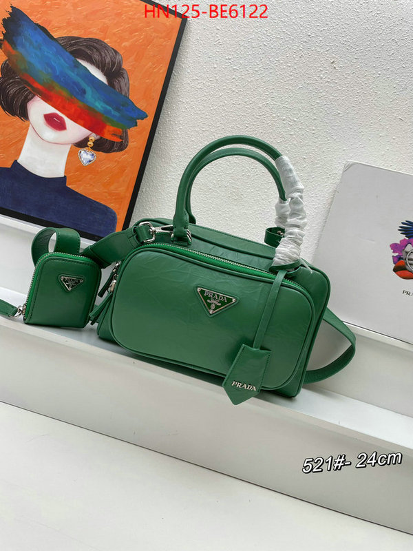 Prada Bags (4A)-Handbag- replica online ID: BE6122 $: 125USD