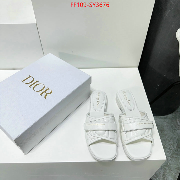 Women Shoes-Dior luxury fashion replica designers ID: SY3675 $: 109USD