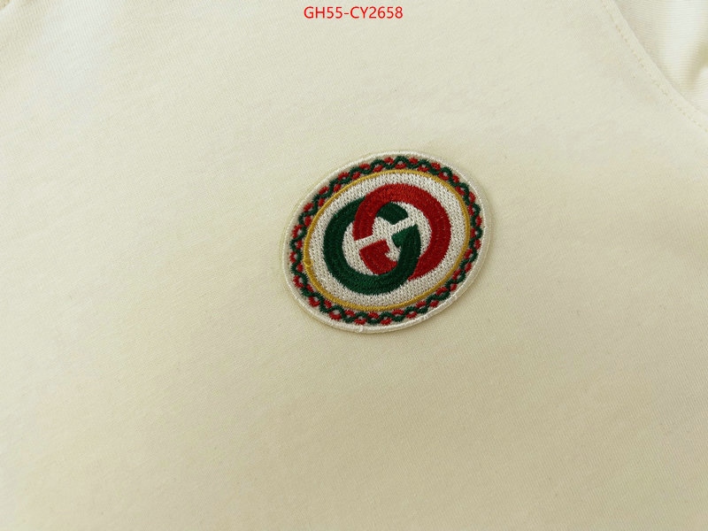 Clothing-Gucci online sale ID: CY2658 $: 55USD