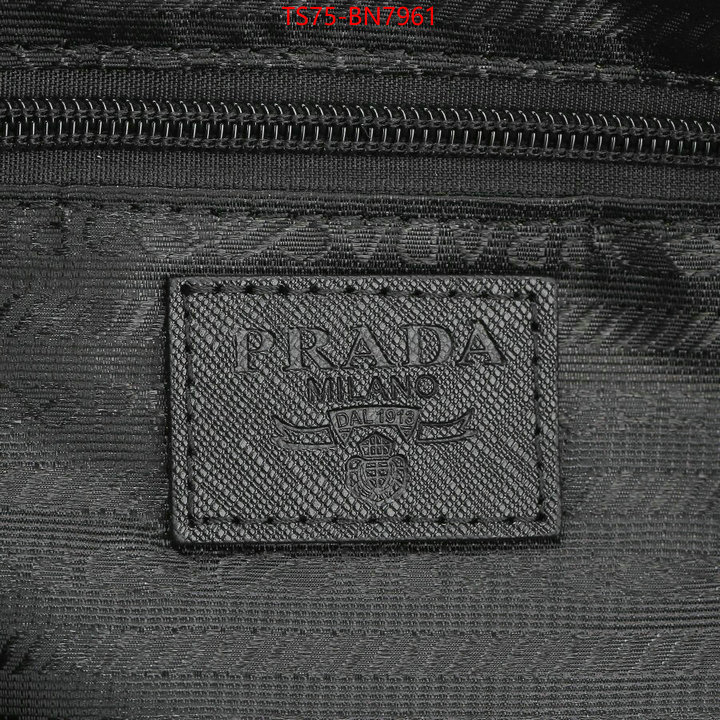 Prada Bags (4A)-Handbag- shop cheap high quality 1:1 replica ID: BN7961 $: 75USD