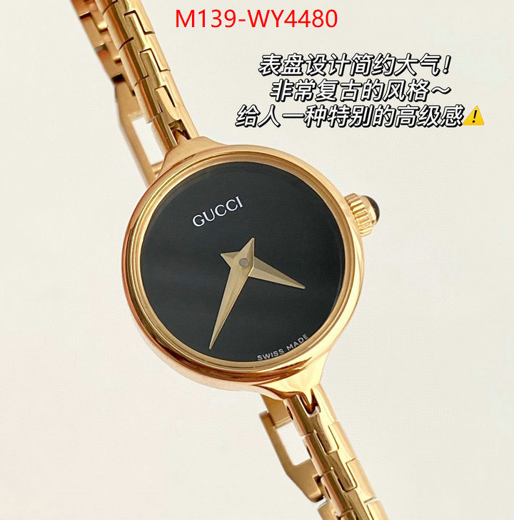 Watch(4A)-Gucci best quality designer ID: WY4480 $: 139USD
