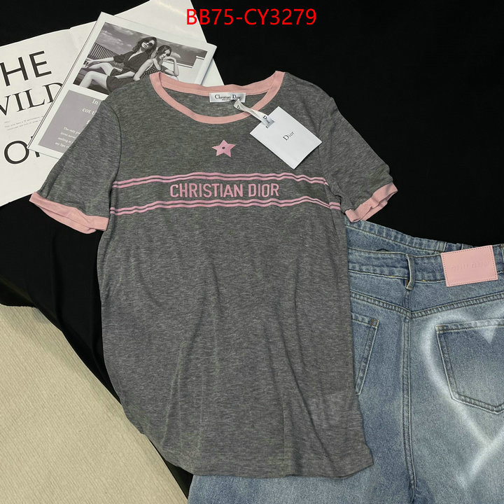 Clothing-Dior replcia cheap from china ID: CY3279 $: 75USD