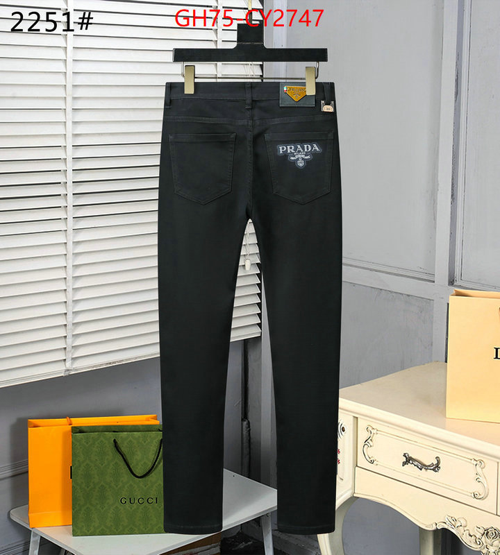 Clothing-Prada how to find designer replica ID: CY2747 $: 75USD