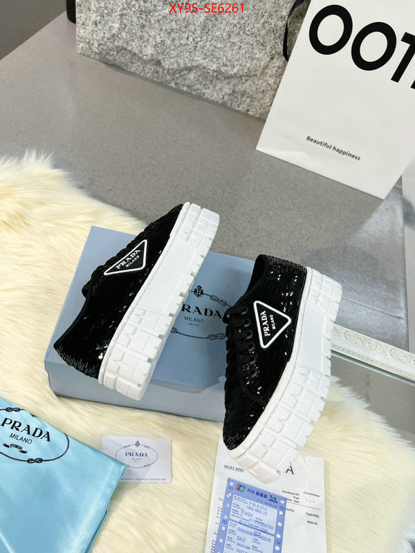 Women Shoes-Prada perfect quality ID: SE6261 $: 95USD