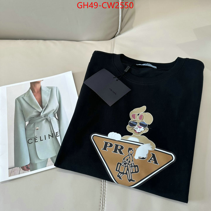 Clothing-Prada buy best quality replica ID: CW2550 $: 49USD