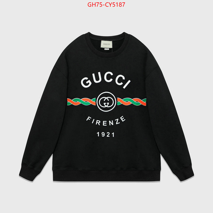 Clothing-Gucci aaaaa customize ID: CY5187 $: 75USD