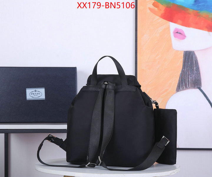 Prada Bags (TOP)-Backpack- first top ID: BN5106 $: 179USD