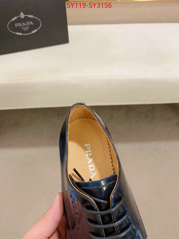 Men shoes-Prada aaaaa+ replica designer ID: SY3156 $: 119USD