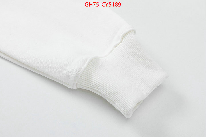 Clothing-Gucci high quality designer replica ID: CY5189 $: 75USD