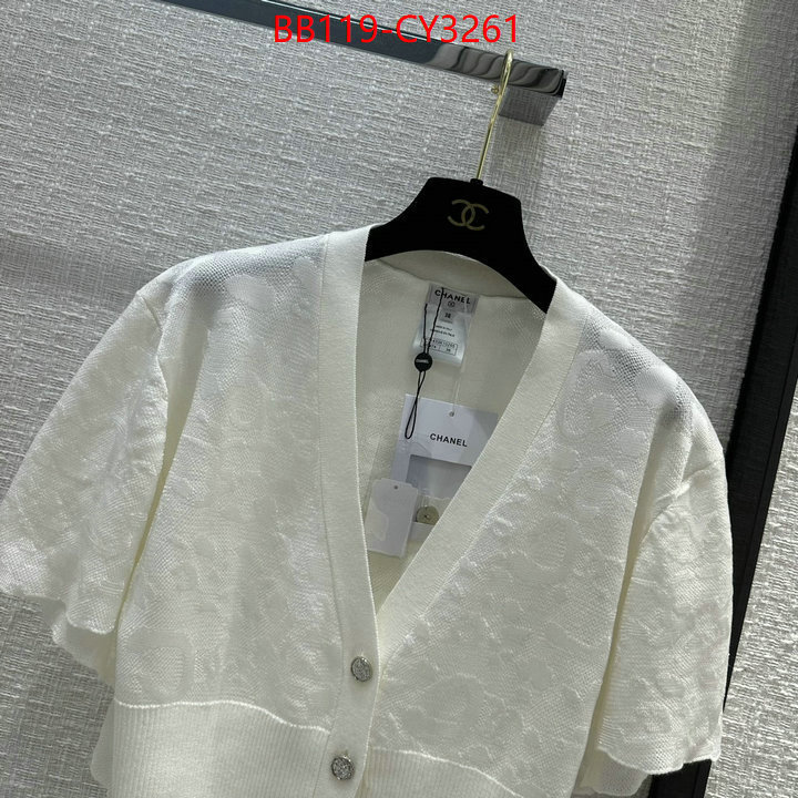 Clothing-Chanel what best replica sellers ID: CY3261 $: 119USD