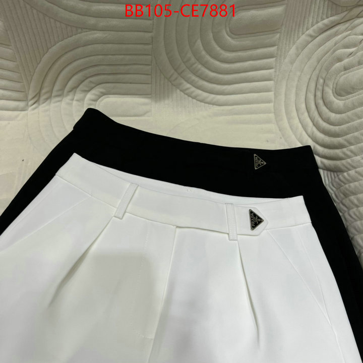 Clothing-Prada high quality designer replica ID: CE7881 $: 105USD