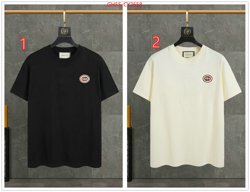 Clothing-Gucci online sale ID: CY2658 $: 55USD