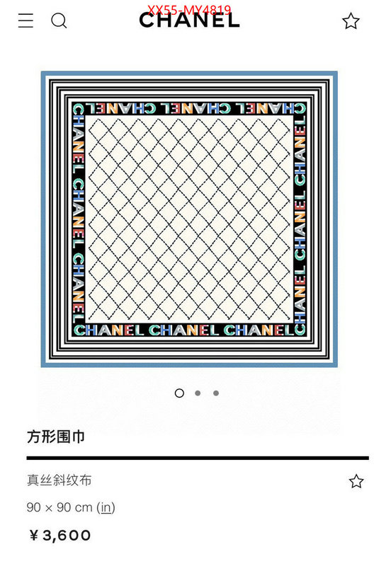 Scarf-Chanel replica online ID: MY4819 $: 55USD