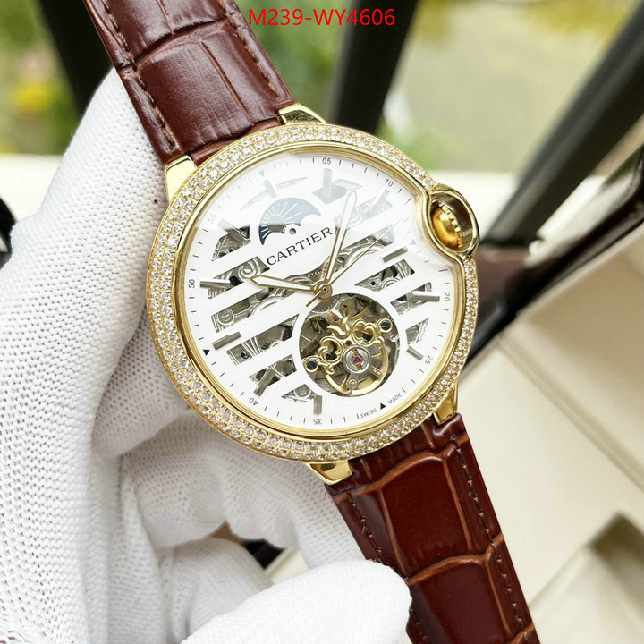 Watch(TOP)-Cartier luxury fashion replica designers ID: WY4606 $: 239USD