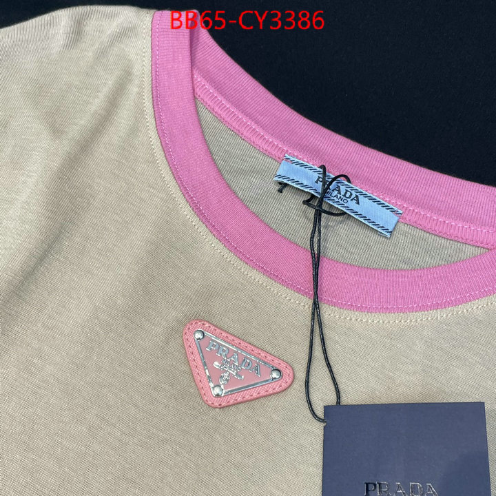 Clothing-Prada where could you find a great quality designer ID: CY3386 $: 65USD
