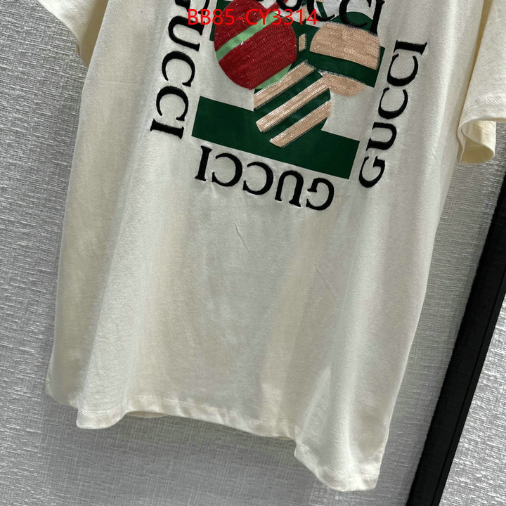 Clothing-Gucci high quality aaaaa replica ID: CY3314 $: 85USD