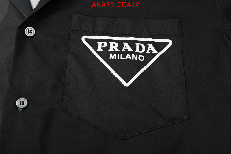 Clothing-Prada how to start selling replica ID: CD412 $: 59USD