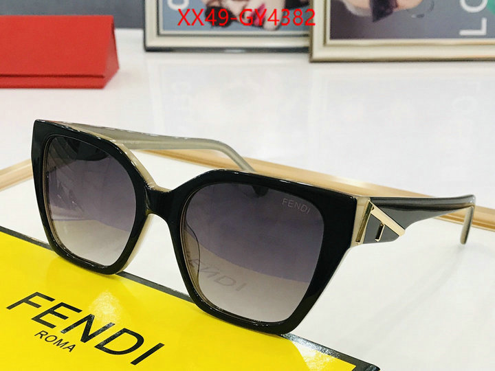 Glasses-Fendi brand designer replica ID: GY4382 $: 49USD