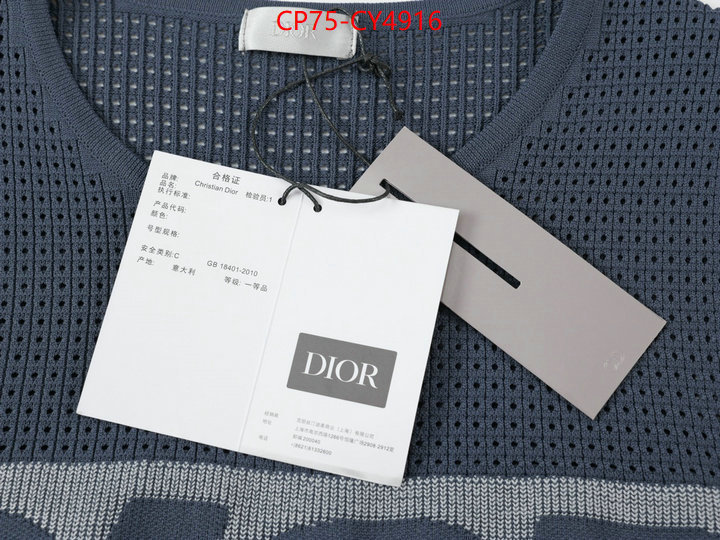 Clothing-Dior fashion designer ID: CY4916 $: 75USD