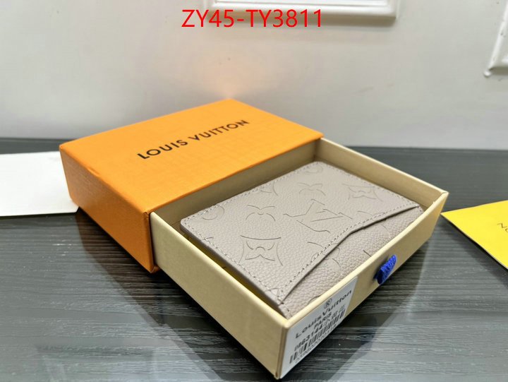LV Bags(4A)-Wallet how can i find replica ID: TY3811 $: 45USD