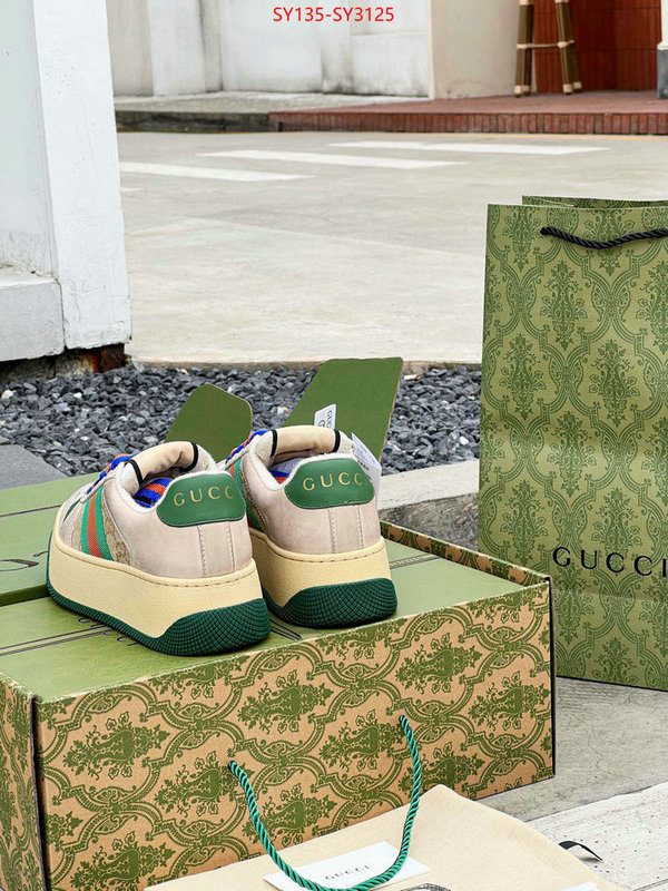 Men Shoes-Gucci new designer replica ID: SY3125 $: 135USD