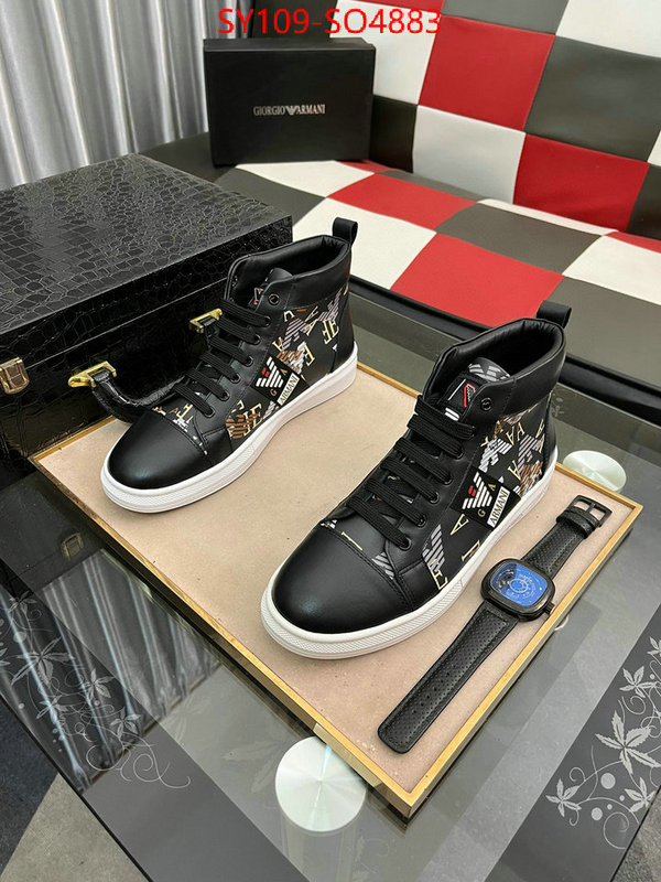 Men shoes-Armani at cheap price ID: SO4883 $: 109USD